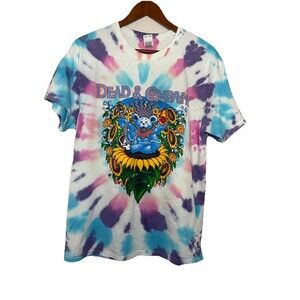 Gildan Men's Large Unisex Dead & Company Tie Dye Tshirt The Sphere 2017